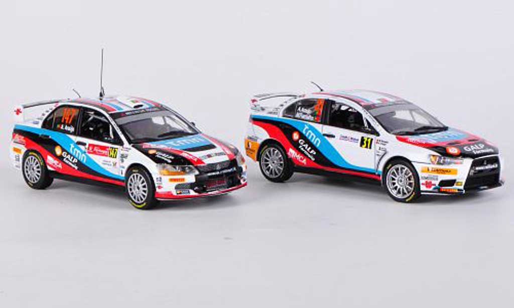 Mitsubishi Lancer Evolution IX 1/43 Vitesse Evolution IX WRC Champion Boxset 2009/2010 A.Araujo/M.Ramalho diecast model cars