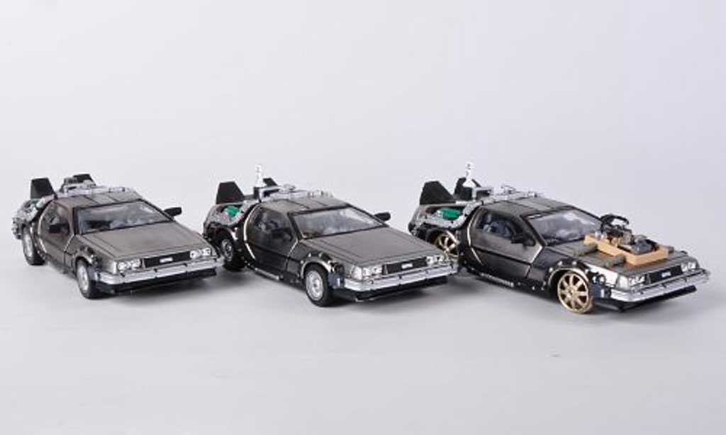 De Lorean  Set 1/43 Vitesse Back to the Future 3-in-1 Boxset diecast model cars