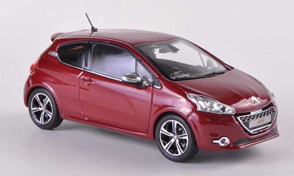 Peugeot 208 GTI 1/43 Norev GTI red 3-Turer 2012 diecast model cars