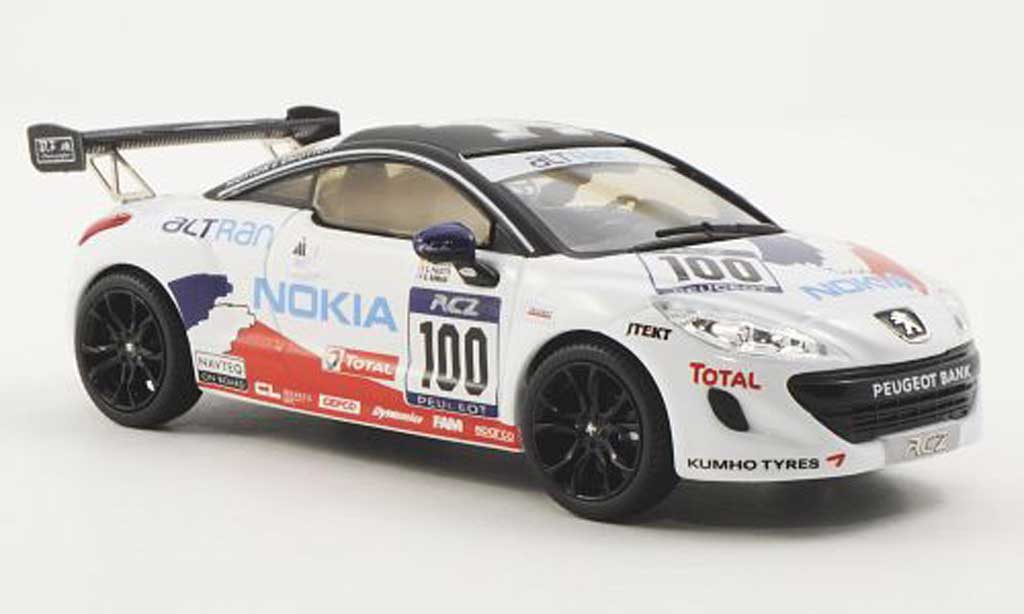 Peugeot RCZ 1/43 Norev No.100 J.Rueplin / P.Englert / S.Palette / O.Roman 24h Nurburgring 2012 diecast model cars