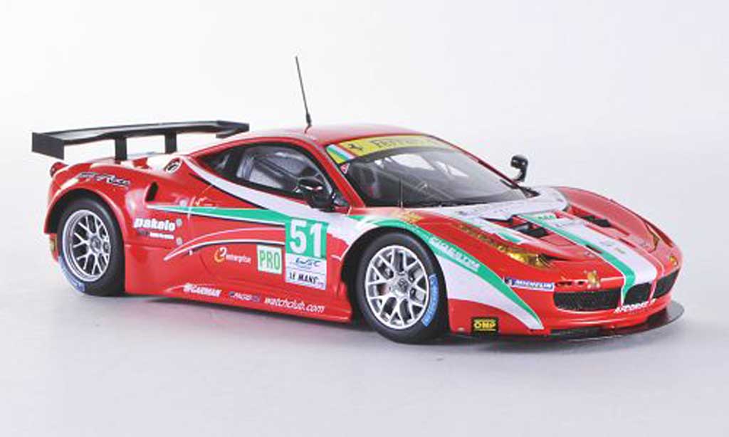 Ferrari 458 Italia GT2 1/43 Fujimi Italia GT2 No.51 AF Corse 24h Le Mans 2012 diecast model cars