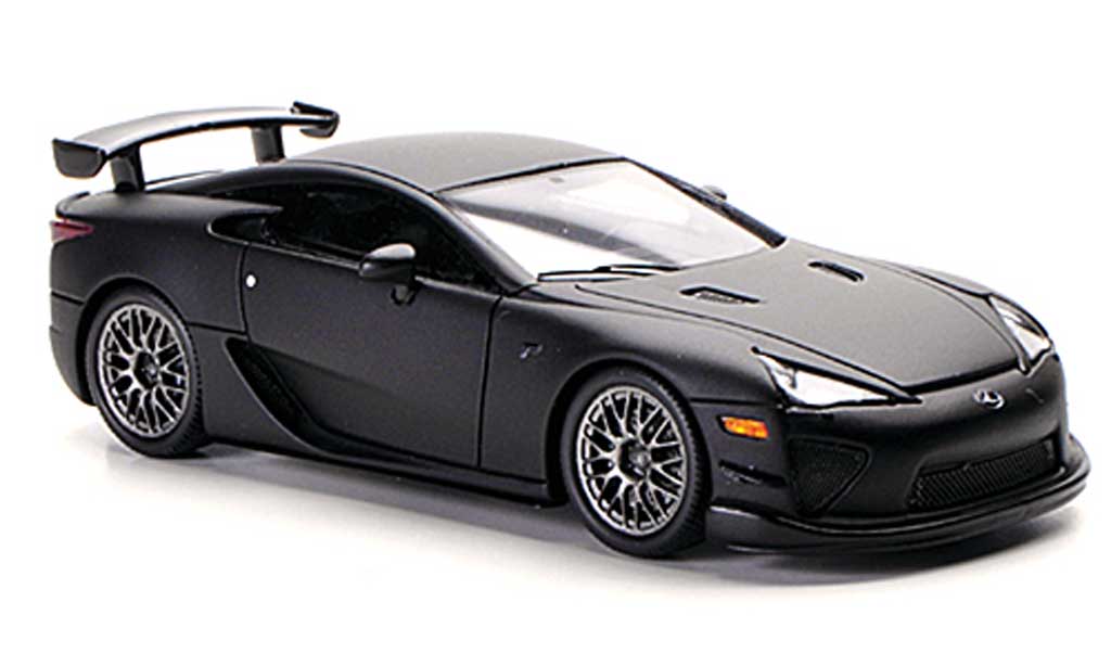 Lexus LFA 1/43 Ebbro Nurburgring Package mattblack diecast model cars