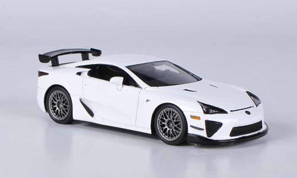 Lexus LFA 1/43 Ebbro white Nurburgring Package diecast model cars