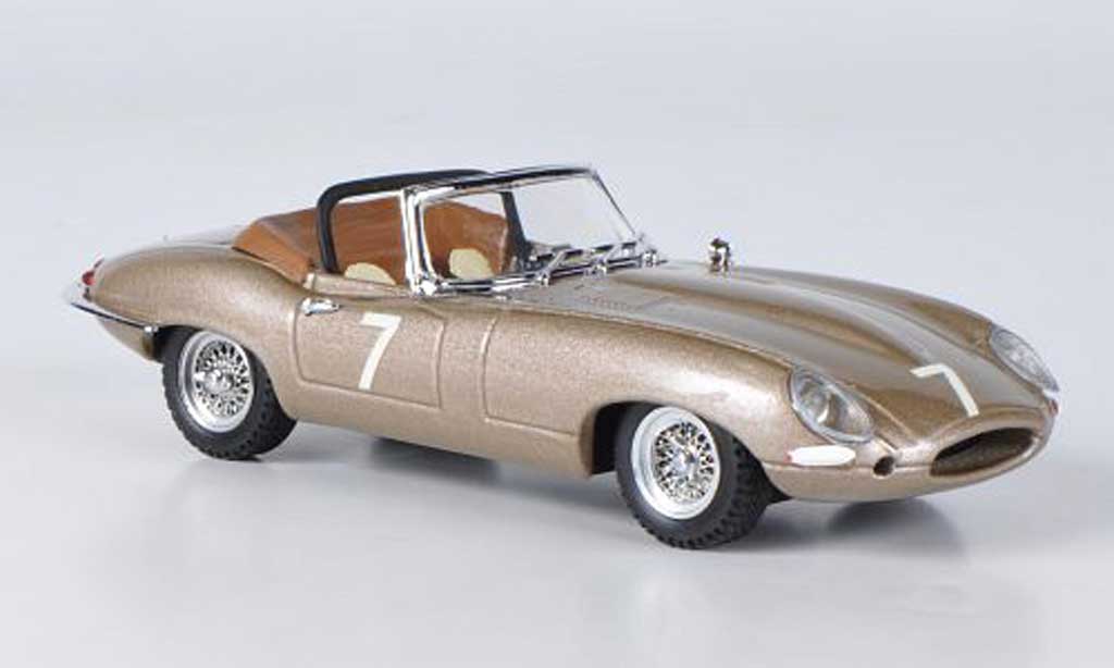 Jaguar E-Type 1961 1/43 Best 1961 E Spyder No.7 Del Mar USA diecast model cars