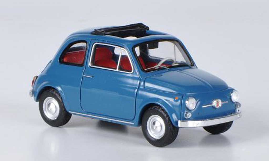 Fiat 500 1/43 Ebbro F blue 1965 diecast model cars