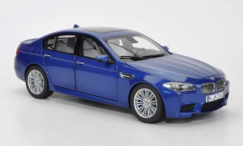 Bmw M5 F10 1/18 Paragon F10 blue 2012 diecast model cars