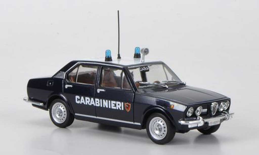 Alfa Romeo Alfetta 1.8 1/43 Hachette 1.8 Carabinieri 1972 diecast model cars