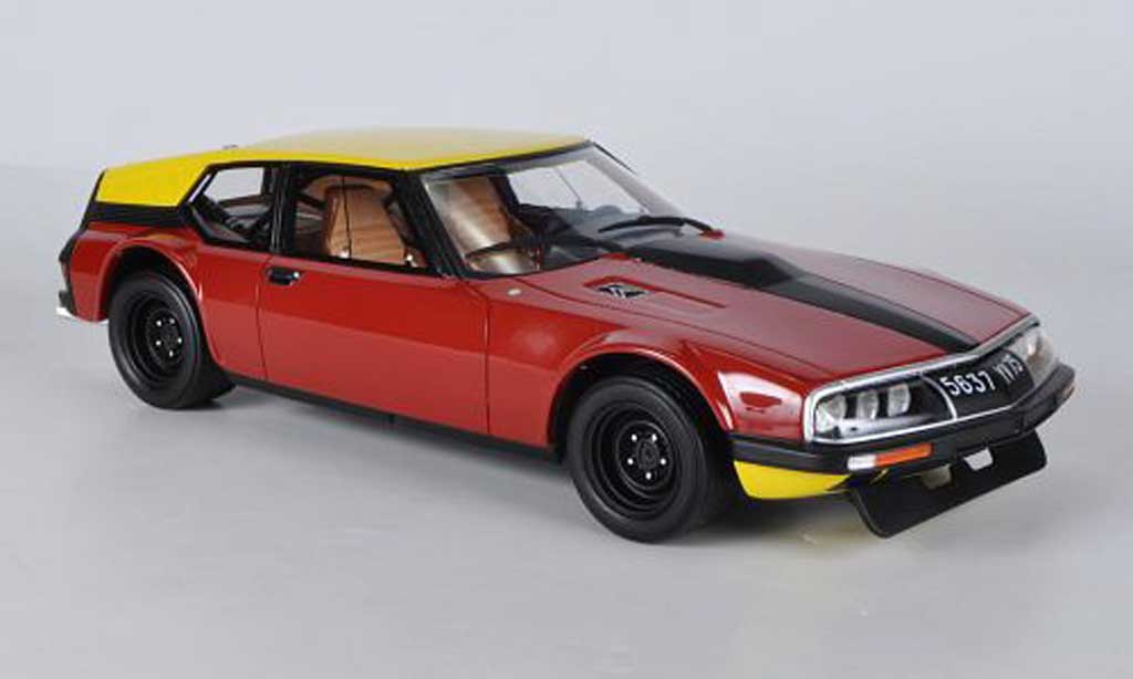 Citroen SM Proto Michelin 1/18 Ottomobile Predo Michelin red/yellow/matt black diecast model cars