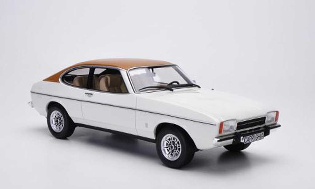 Ford Capri 1/18 Ottomobile Mk2 3.0L V6 Ghia white/brown diecast model cars