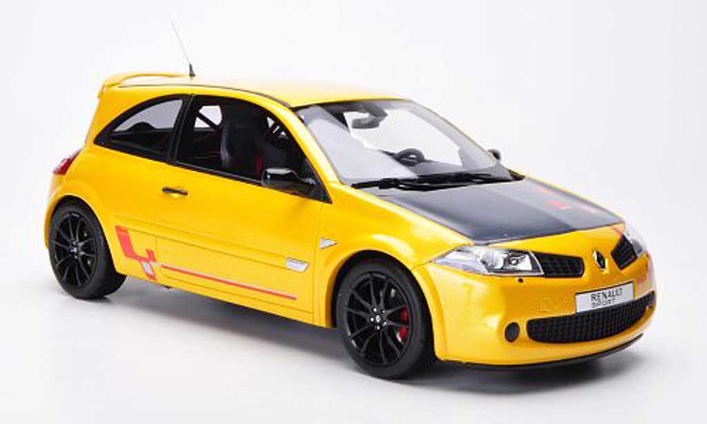 Renault Megane R26R 1/18 Ottomobile R26R yellow/carbon diecast model cars
