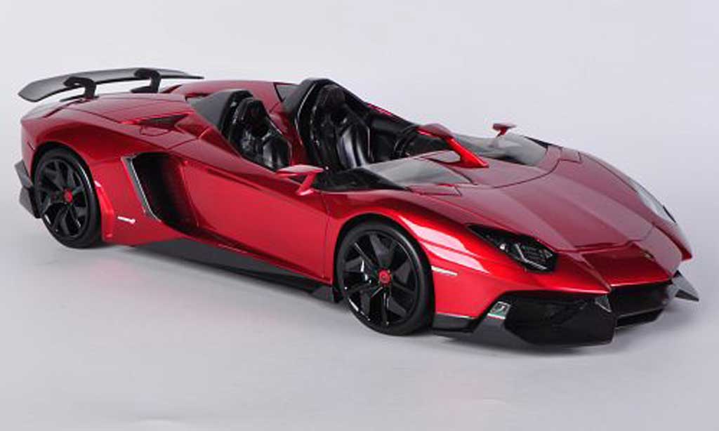Lamborghini Aventador J 1/18 MR Collection J red 2012 diecast model cars