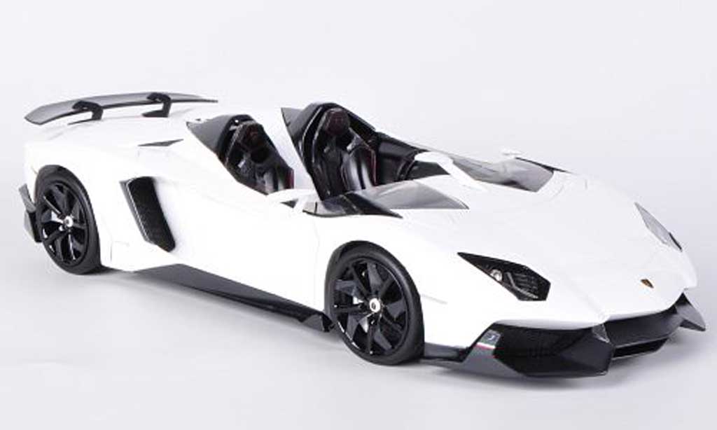 Lamborghini Aventador J 1/18 MR Collection J white 2012 diecast model cars