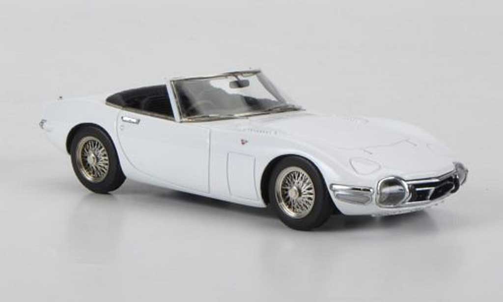 Toyota 2000 GT 1/43 HPI Roadster white RHD diecast model cars