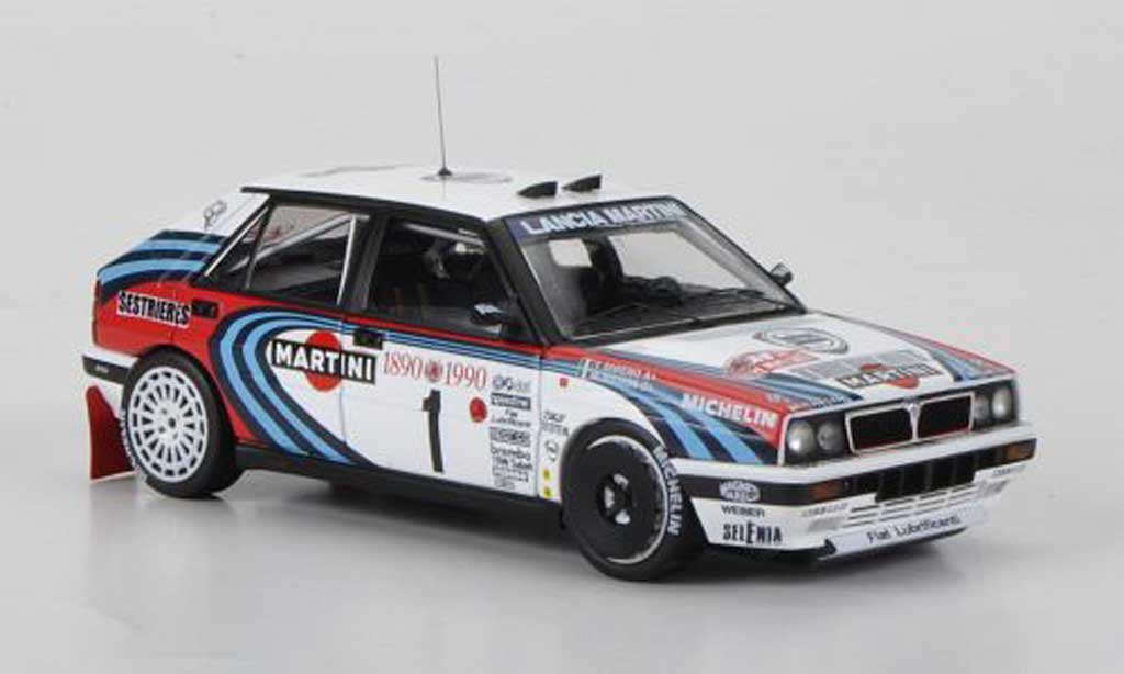 Lancia Delta HF Integrale 1/43 HPI HF Integrale 16V No.1 Martini M.Biasion / T.Siviero Rally Monte Carlo 1990 diecast model cars