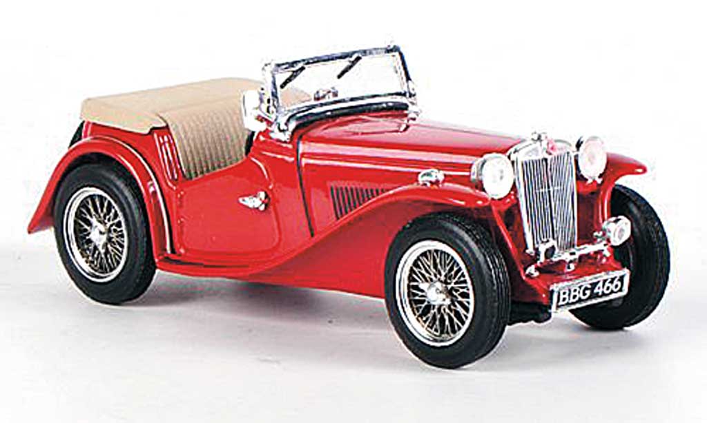 MG TC 1/43 Vitesse offen red 1945 diecast model cars