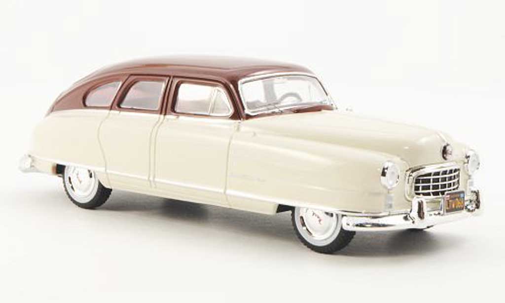 Nash Ambassador 1/43 Premium X 2-farbig beige/red 1950 diecast model cars