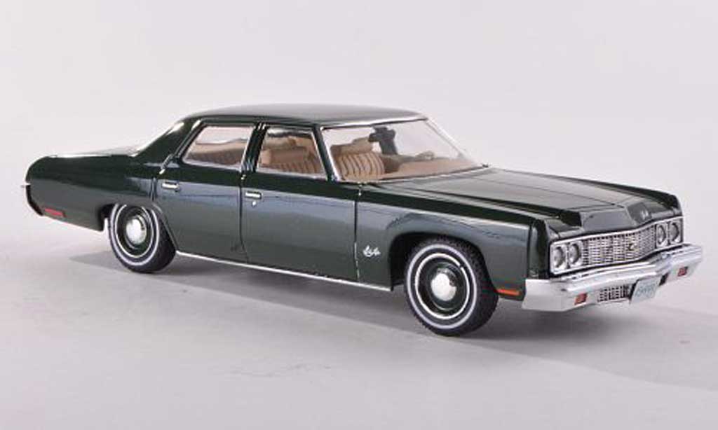 Chevrolet Bel Air 1973 1/18 Premium X 1973 black-vert diecast model cars