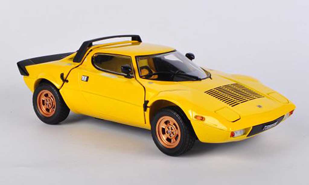 Lancia Stratos 1/18 Sun Star yellow 1975 diecast model cars