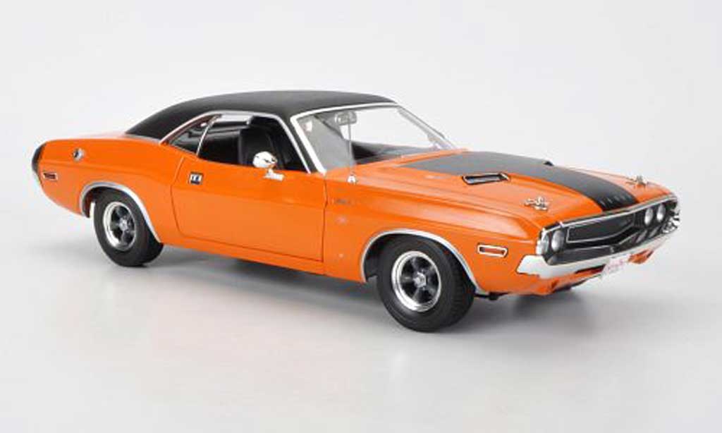 Dodge Challenger 1970 1/18 Greenlight 1970 R/T orange/matt black Fast & Furious 2 diecast model cars