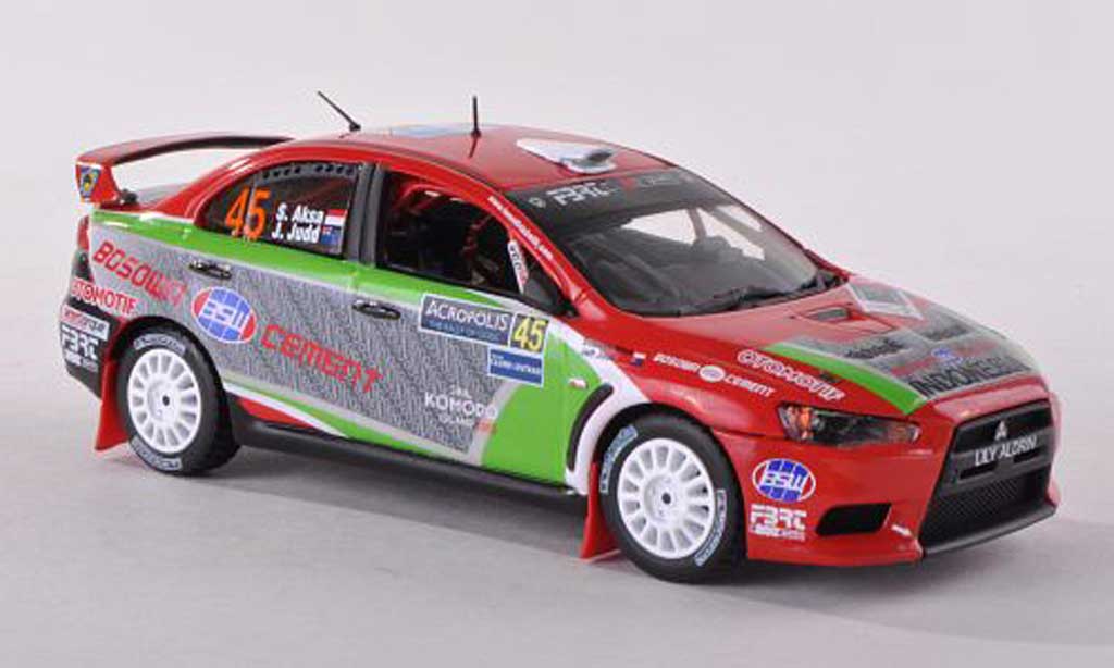 Mitsubishi Lancer Evolution X 1/43 Vitesse Evolution X No.45 2nd PWRC Acropolis Rally 2012 S.Aksa/J.Judd diecast model cars