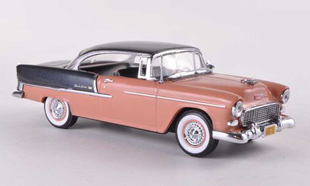 Chevrolet Bel Air 1955 1/43 Vitesse 1955 2-Door Hardtop red brown/grey diecast model cars