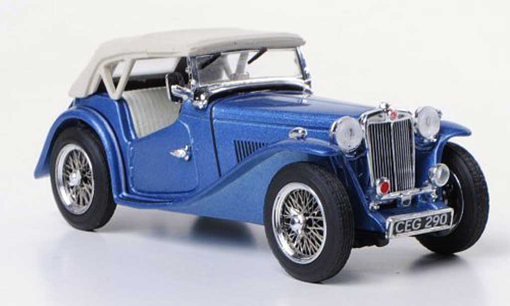 MG TC 1/43 Vitesse blue RHD diecast model cars