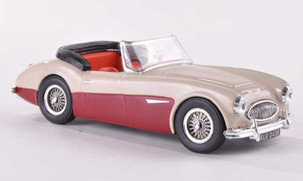 Austin Healey 3000 1/43 Vitesse beige/red RHD Verdeck offen diecast model cars