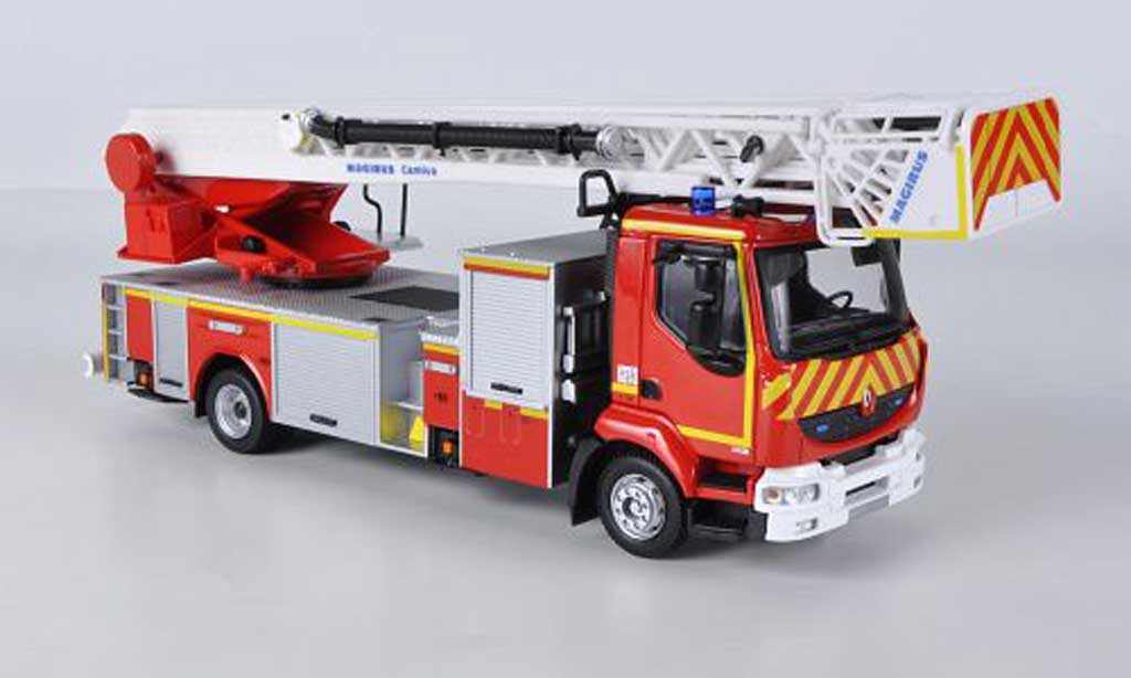 Renault Midlum 1/43 Eligor avec Magirus Drehleiter Fire brigade pompier (F) diecast model cars