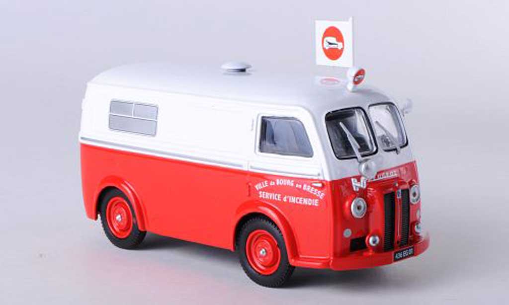 Peugeot D3 1/43 Eligor Ambulance Service d'Incendie - Ville de Bourg en Bresse RTW diecast model cars