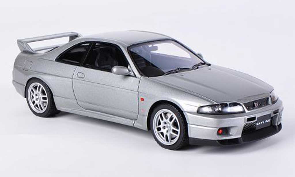 Nissan Skyline R33 1/43 HPI R33 GT-R V-Spec grey RHD diecast model cars