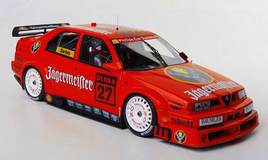 Alfa Romeo 155 1/18 HPI V6 TI No.27 Jagermeister M.Bartels DTM 1994 diecast model cars