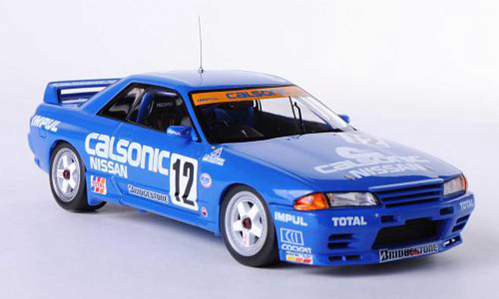 Nissan Skyline R32 1/43 HPI R32 GT-R No.12 Calsonic A.Olofsson / M.Kageyama JTC Sugo 1993 diecast model cars