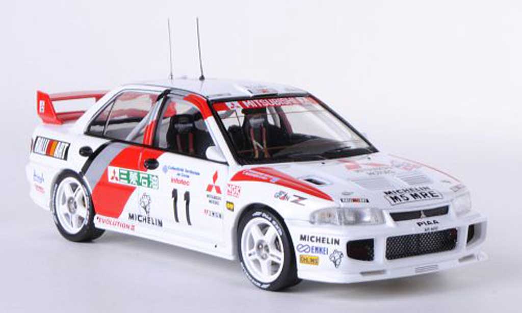 Mitsubishi Lancer Evolution III 1/43 HPI Evolution III No.11 RalliArt T.Mekinen / S.Harjanne Tour de Corse 1995 diecast model cars