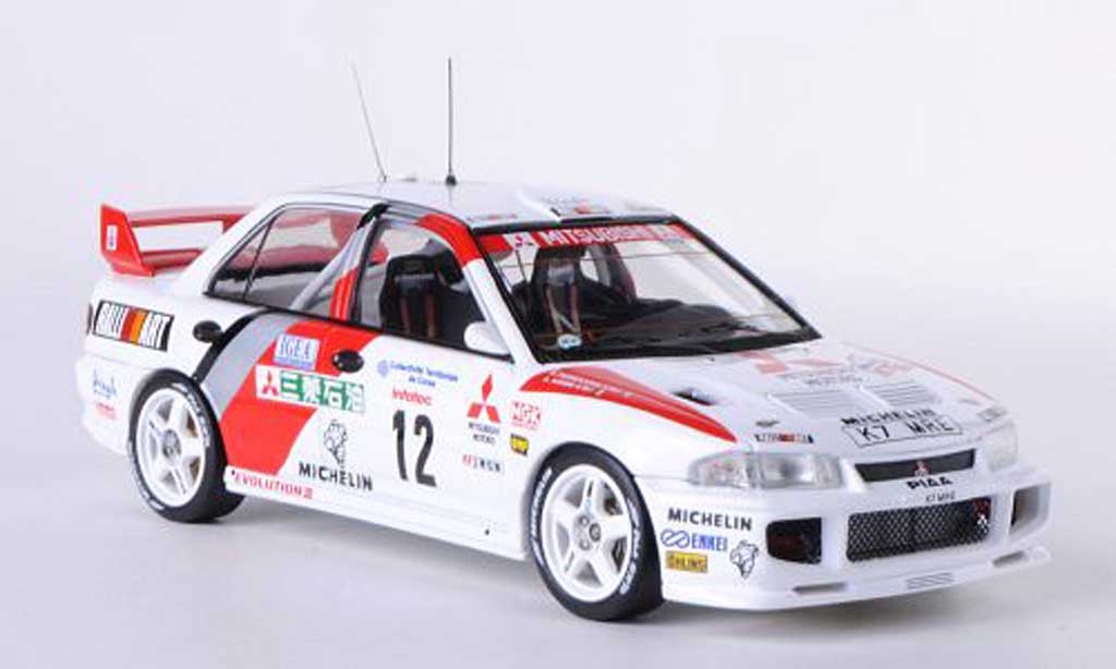 Mitsubishi Lancer Evolution III 1/43 HPI Evolution III No.12 RalliArt A.Aghini / S.Farnocchia Tour de Corse 1995 diecast model cars