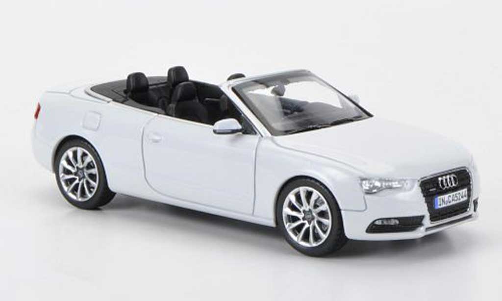 Audi A5 1/43 Norev Convertible white 2011 diecast model cars