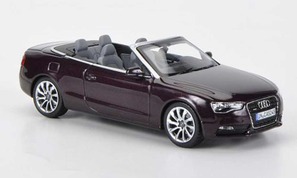 Audi A5 1/43 Norev Convertible red 2011 diecast model cars