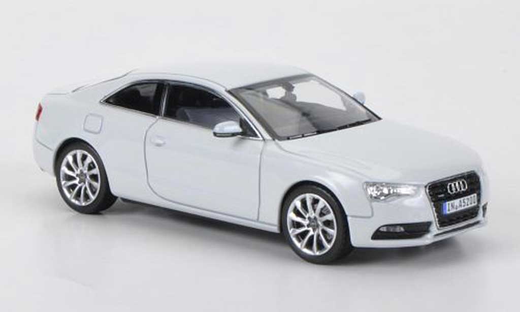 Audi A5 1/43 Norev Coupe white 2011 diecast model cars