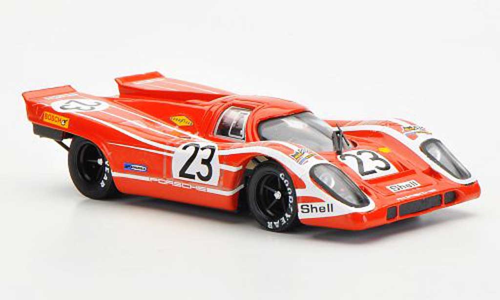 Porsche 917 1970 1/43 Brumm 1970 No.23 Salzburg Team Herrmann / Alttwood 24h Le Mans diecast model cars