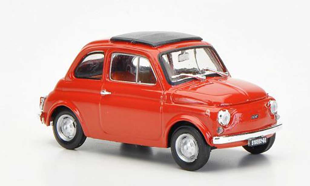 Fiat 500 R 1/43 Brumm R redbrown geschlossenes Faltdach 1972 diecast model cars