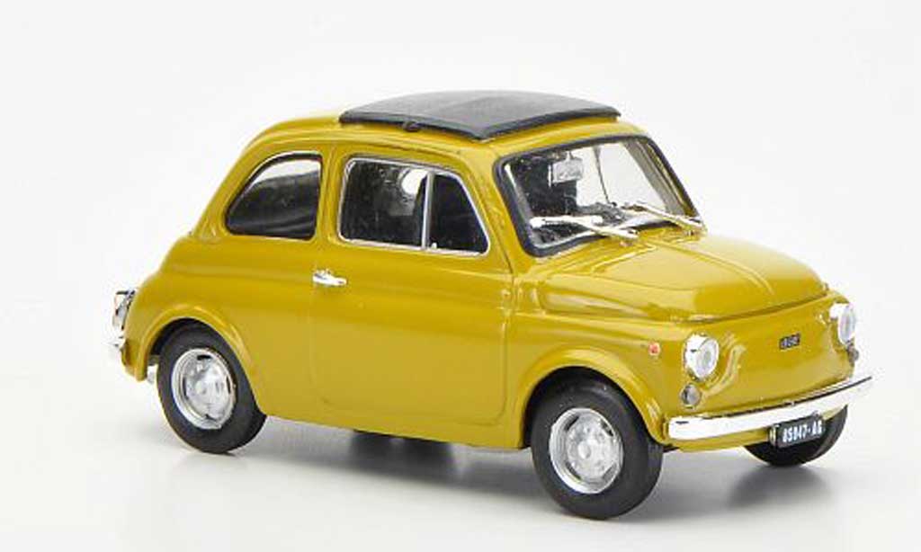 Fiat 500 R 1/43 Brumm R senf geschlossenes Faltdach 1972 diecast model cars