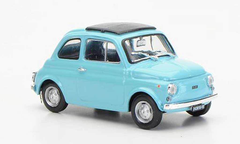 Fiat 500 R 1/43 Brumm R turkis geschlossenes Faltdach 1972 diecast model cars