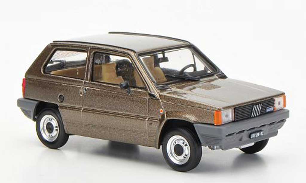 Fiat Panda 1/43 Brumm 45S brown 1982 diecast model cars