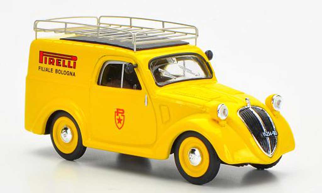 Fiat 500 B 1/43 Brumm B Furgoncino Pirelli Filiale di Bologna Assistenza Mille Miglia 1950 diecast model cars