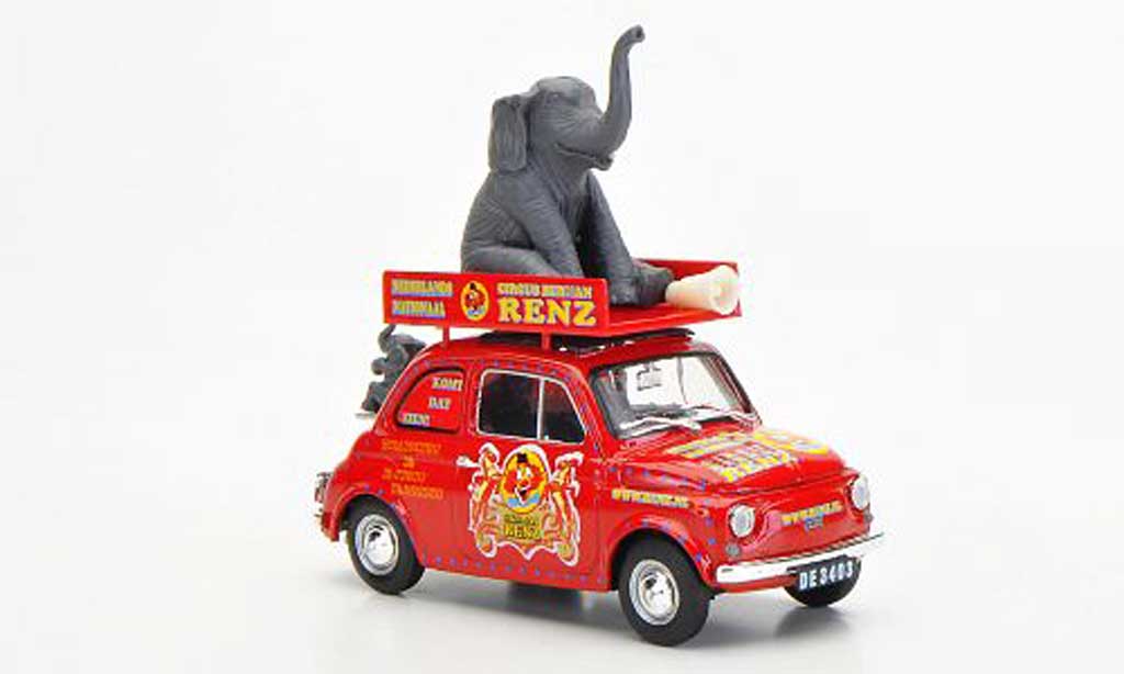 Fiat 500 R 1/43 Brumm R NL Circus Renz (NL) Bellissimo 2007 1972 diecast model cars