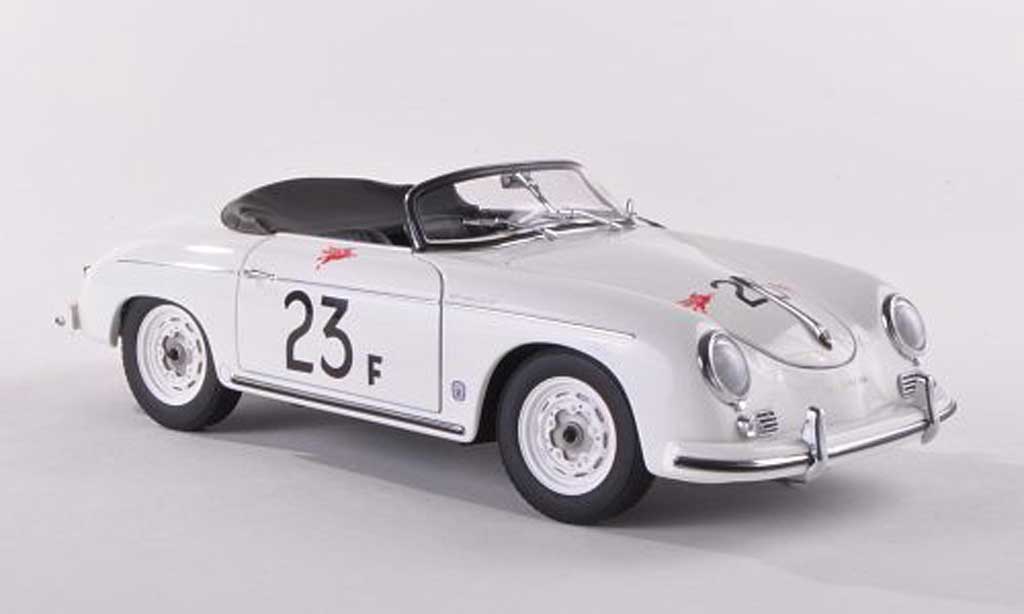 Porsche 356 1955 1/43 Autoart 1955 Speedster No.23F James Dean white diecast model cars