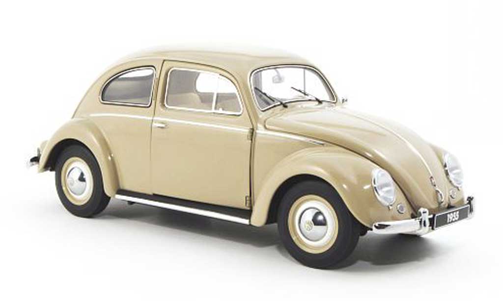 Volkswagen Kafer 1/18 Autoart beige 1955 diecast model cars
