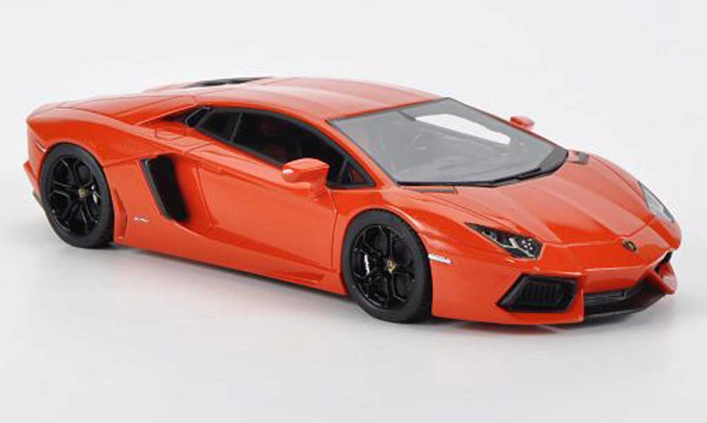 Lamborghini Aventador LP700-4 1/43 Fujimi LP700-4 orange diecast model cars