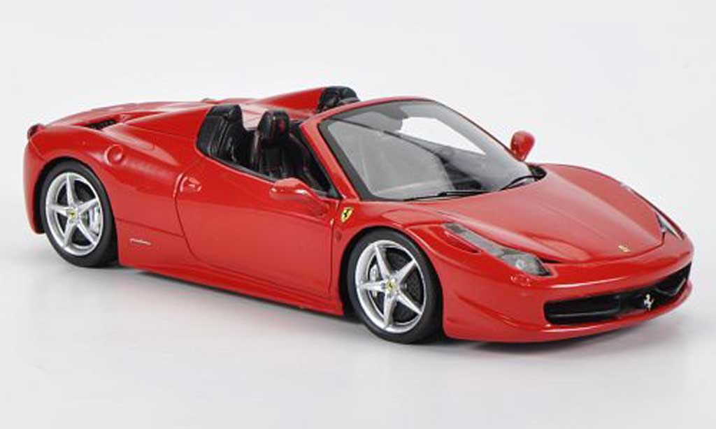 Ferrari 458 Italia Spider 1/43 Fujimi Italia Spider red 2012 diecast model cars
