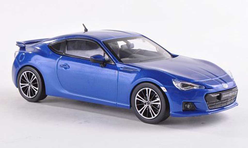 Subaru BRZ 1/43 J Collection blue 2012 diecast model cars
