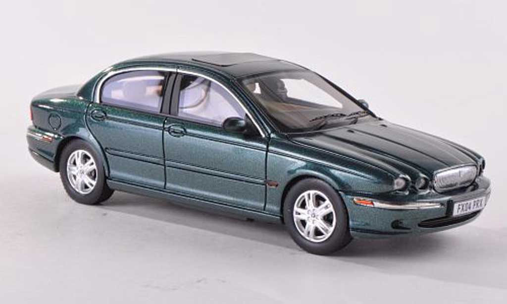 Jaguar X-Type 1/43 Premium X black-vert RHD 2004 diecast model cars